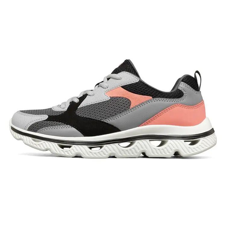 Wholesale New Design Custom Brand Fashion Breathable Mesh Upper Women Sports Shoes Sneakers Men