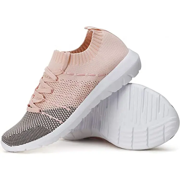 China High Quality Fashion Cheap Custom Brand Zapatos Sneakers Knit Women Casual Shoes 2021