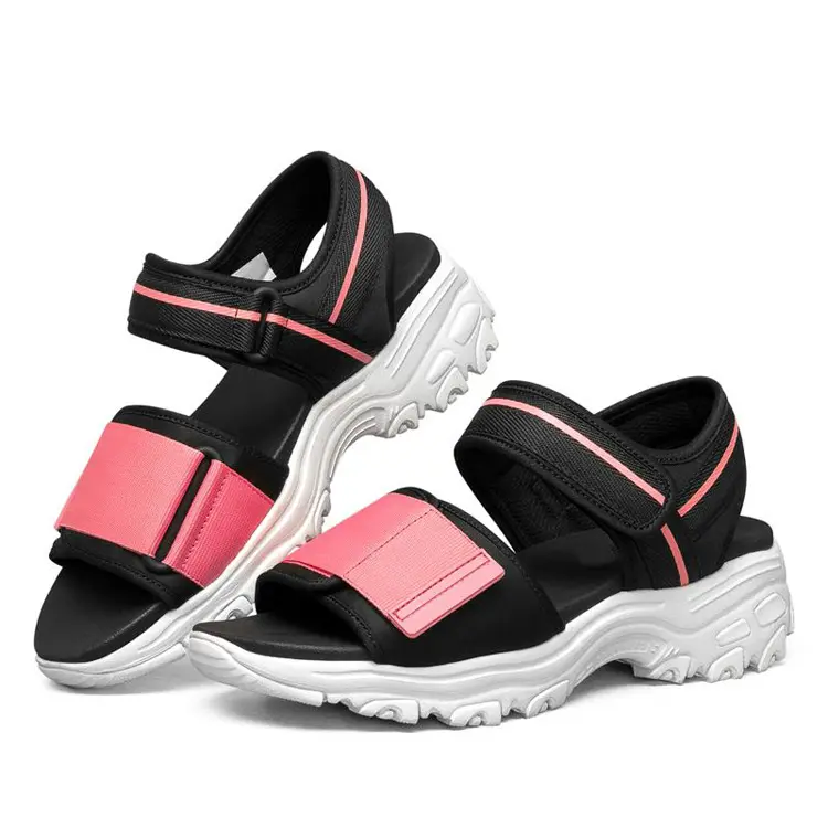 Custom Footwear Simple Stylish Lady Girls Zapatos Casual Beach Sandals Women Fashion Platform Sandals